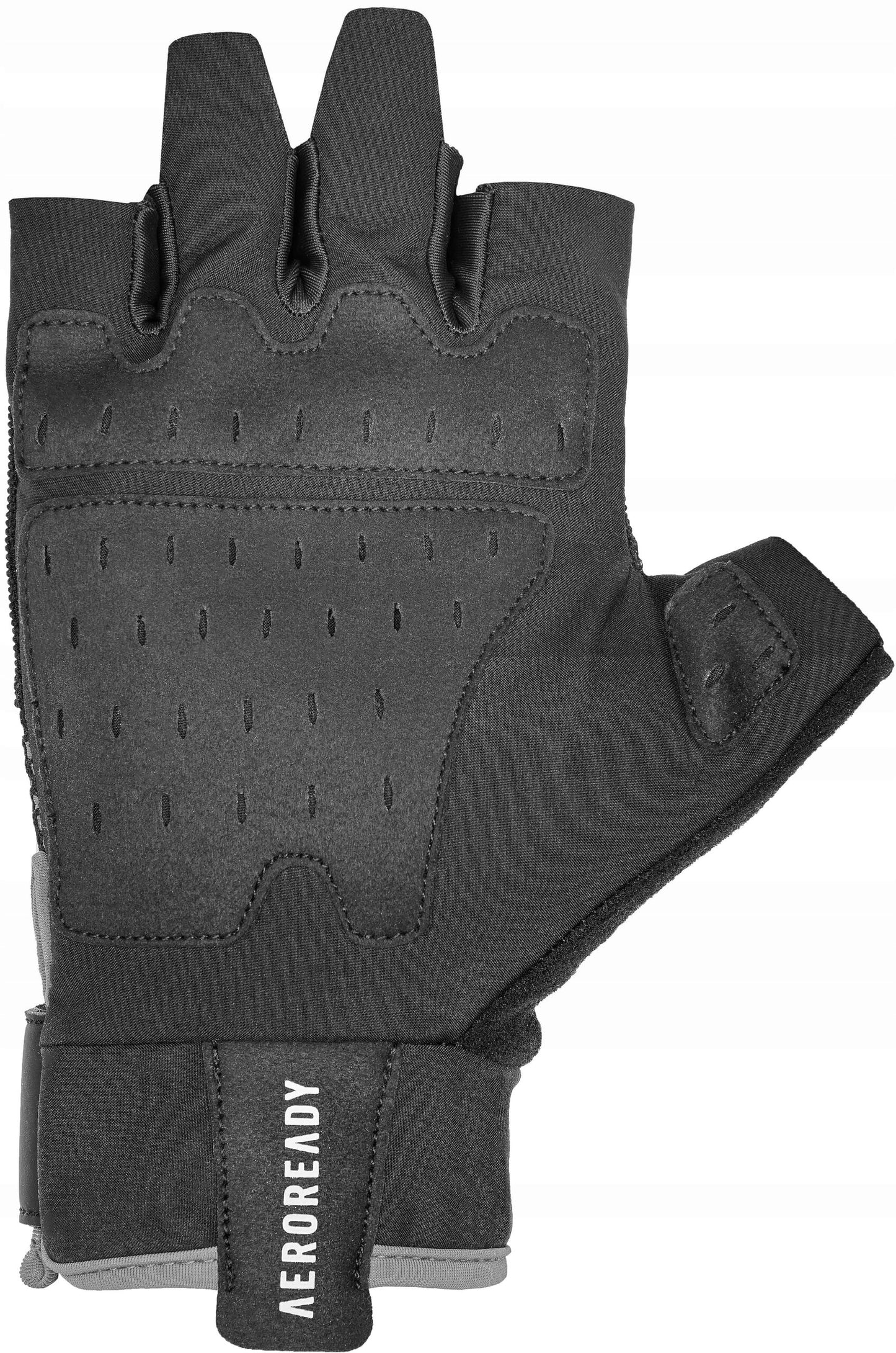 Unisex ADIDAS sportinės pirštinės (M dydis) juodos/pilkos