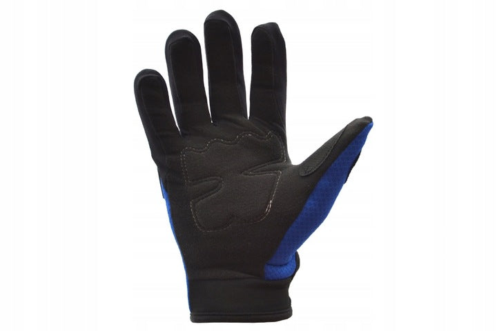 Cross motokroso BMX dviračių ir keturračių pirštinės vaikams, mėlynos