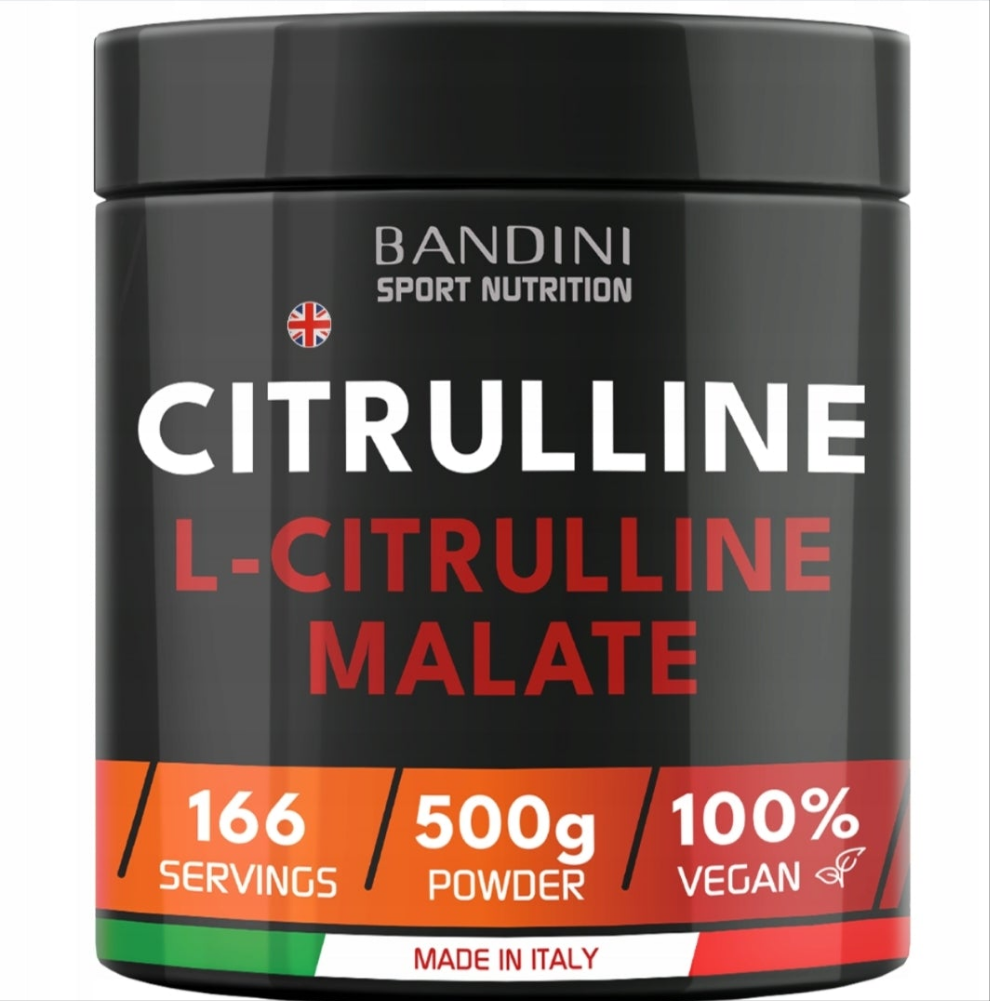 Bandini citrulino malatas 2:1 500 g miltelių 3 g paros dozė – 166 porcijos