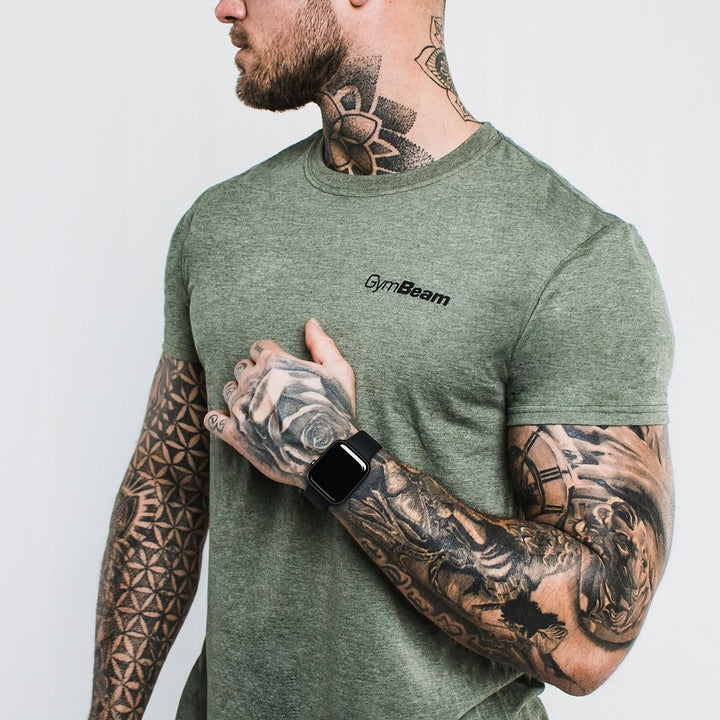Gymbeam Basic Heather Military vyriški marškinėliai