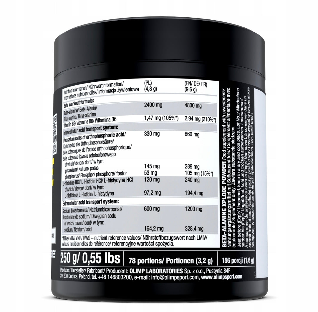 Olimp Sport Nutrition Beta-Alaninas 250g