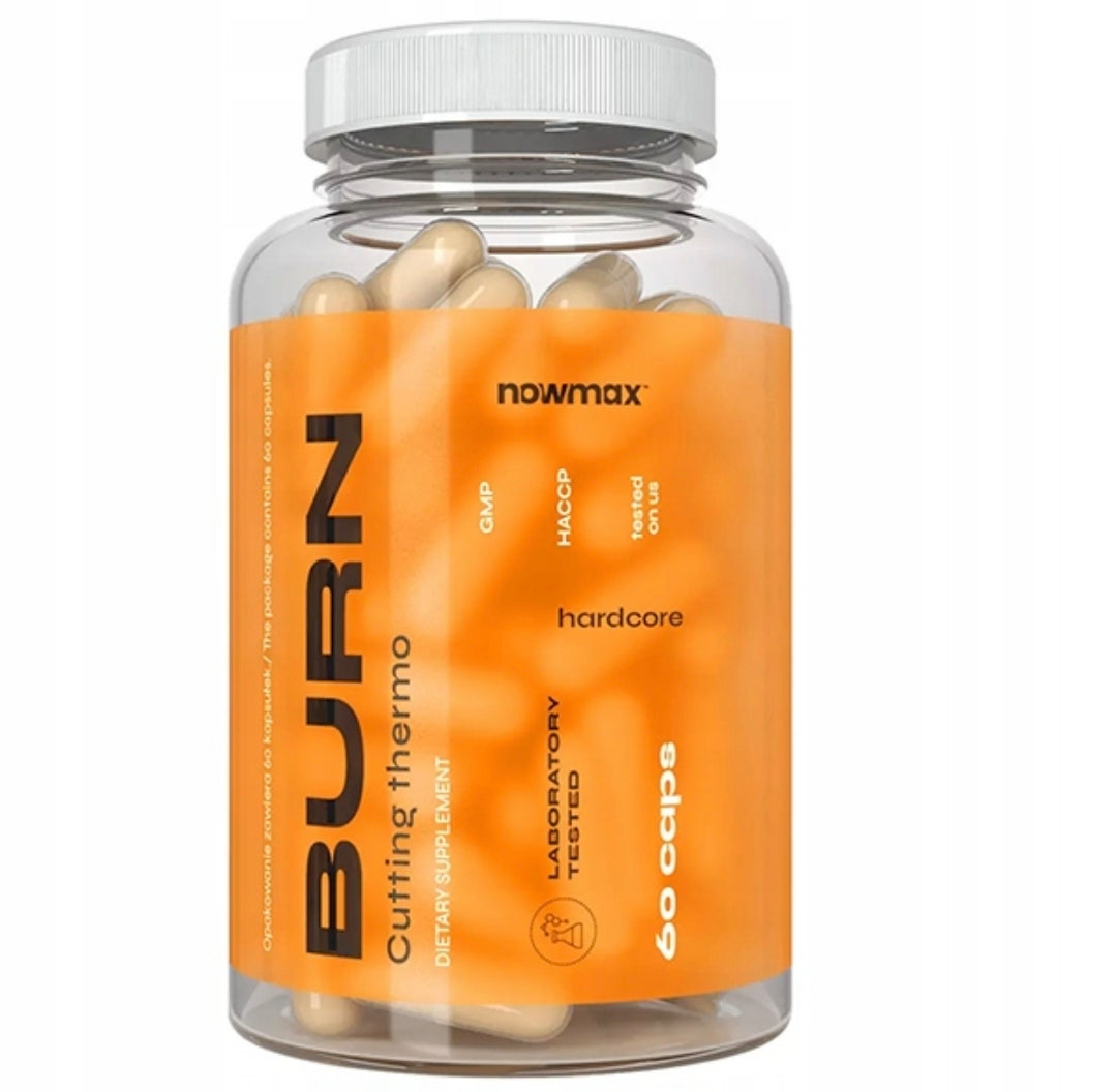 nowmax® Burn Cutting Thermo riebalų deginimo PAPILDAI 60 kaps