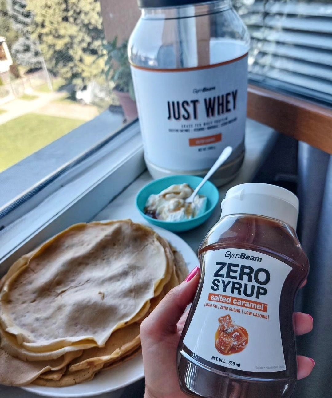 Gymbeam ZERO Syrup becukris sūdytos karamelės sirupas