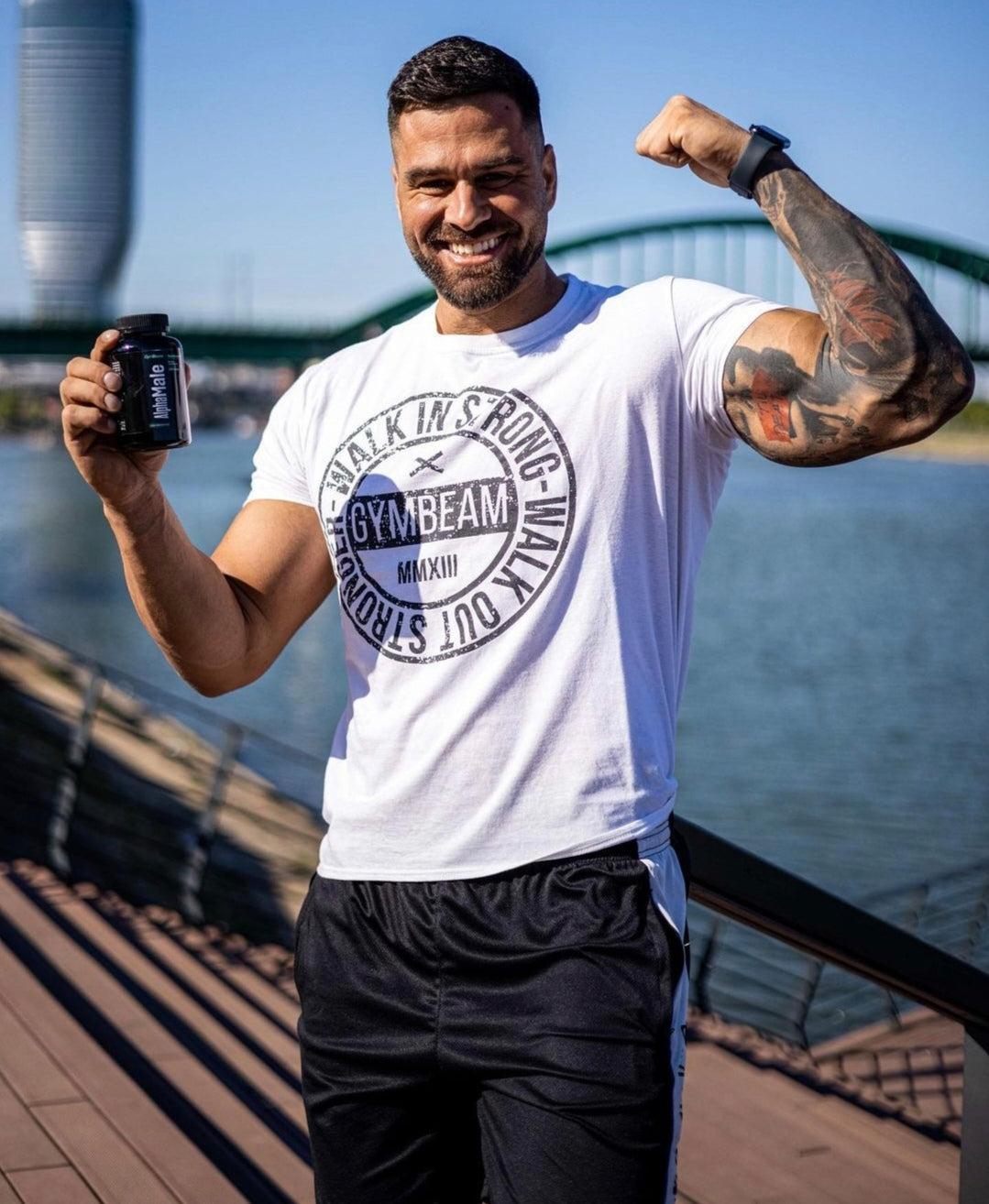 GymBeam Testosterono skatintojas AlphaMale - 120 kaps.