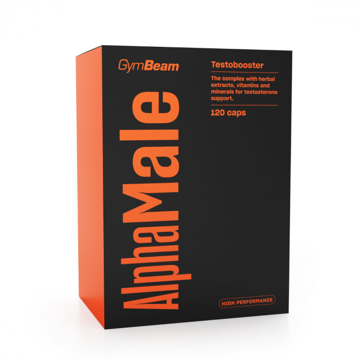 GymBeam Testosterono skatintojas AlphaMale - 120 kaps.