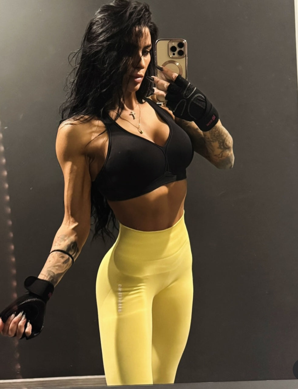 Gym Glamour Golden Hour Tamprės Geltonos