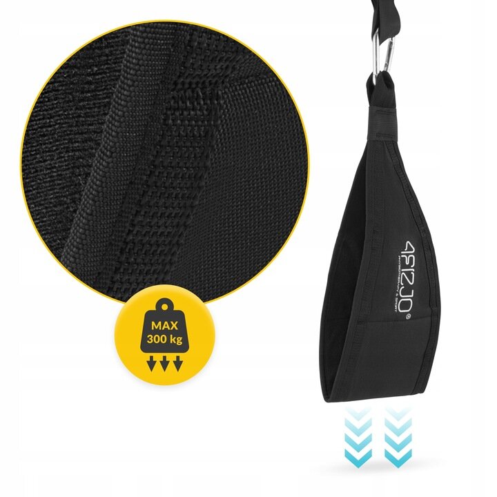 Pakabinamos rankovės pilvo preso ir core raumenų treniruotėms AB Sling Straps 4FIZJO