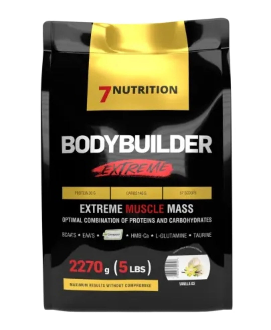 7NUTRITION Bodybuilder Extreme Muscle Mass Baltymai masei 2270 G