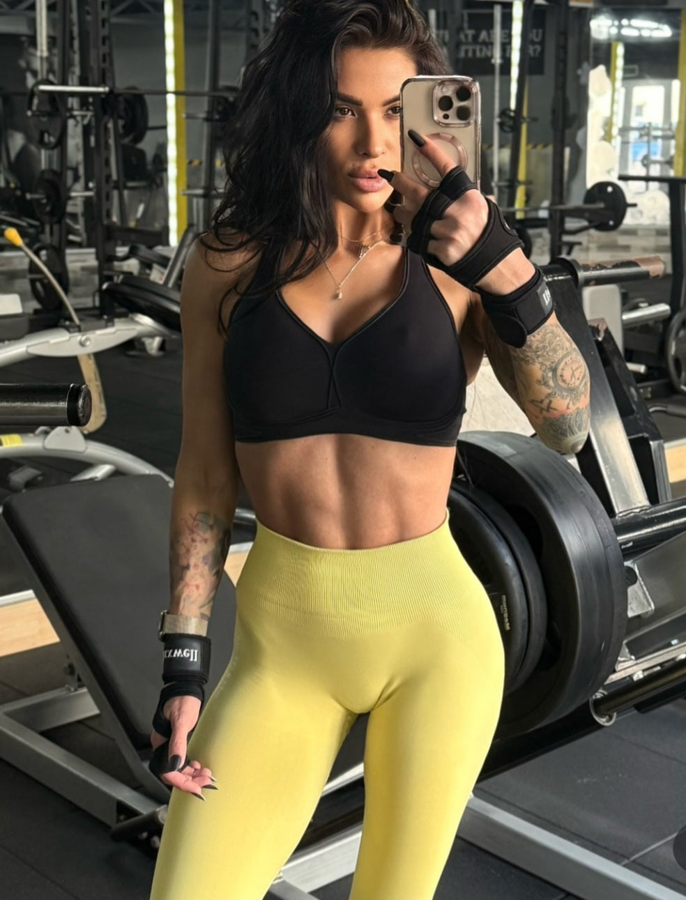 Gym Glamour Golden Hour Tamprės Geltonos