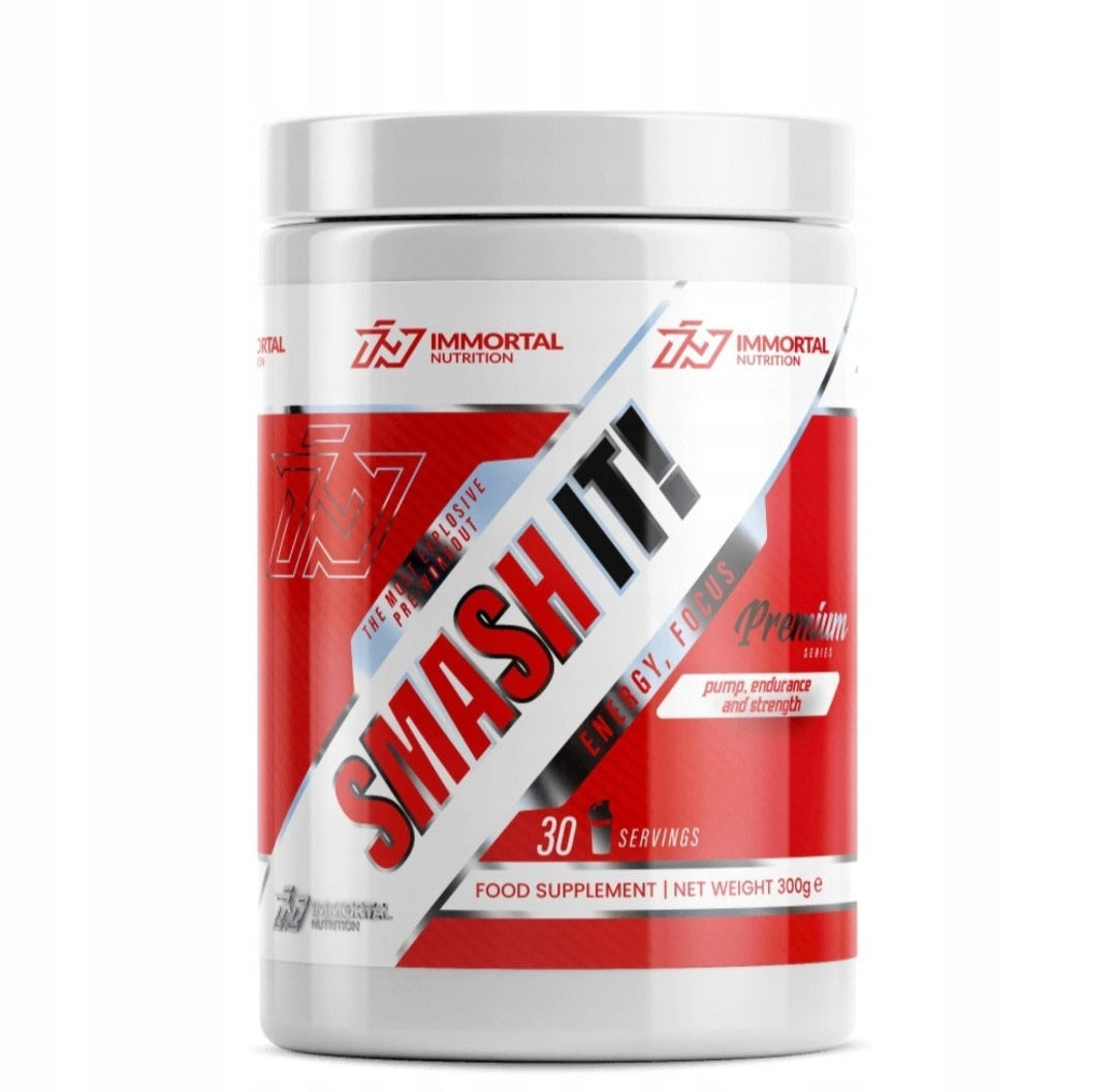 IMMORTAL SMASH IT 300 g prieštreniruotinis pre-workout preparatas