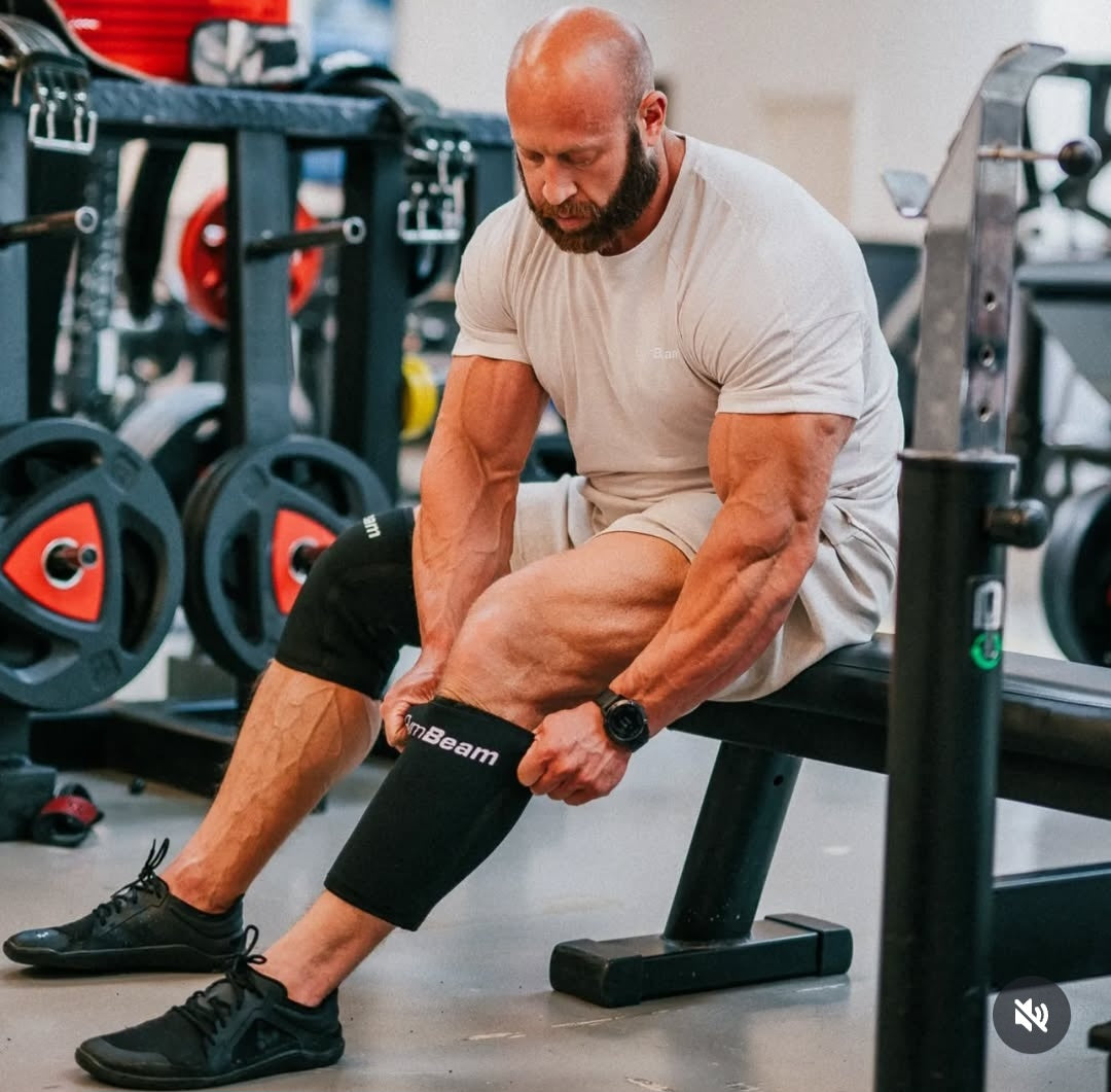 Gymbeam Neopreno kelio stabilizatoriai / įtvarai 2 vnt.