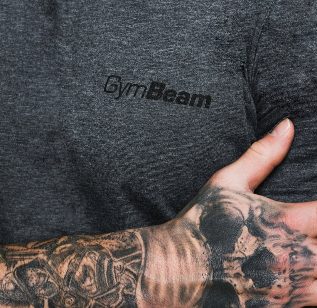 Gymbeam Basic Heather Military vyriški marškinėliai, pilki