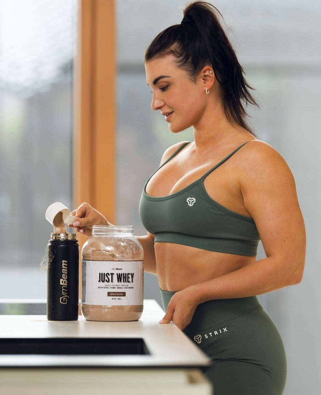Gymbeam Baltymų Koncentratas JustWhey 1000g Šokolado