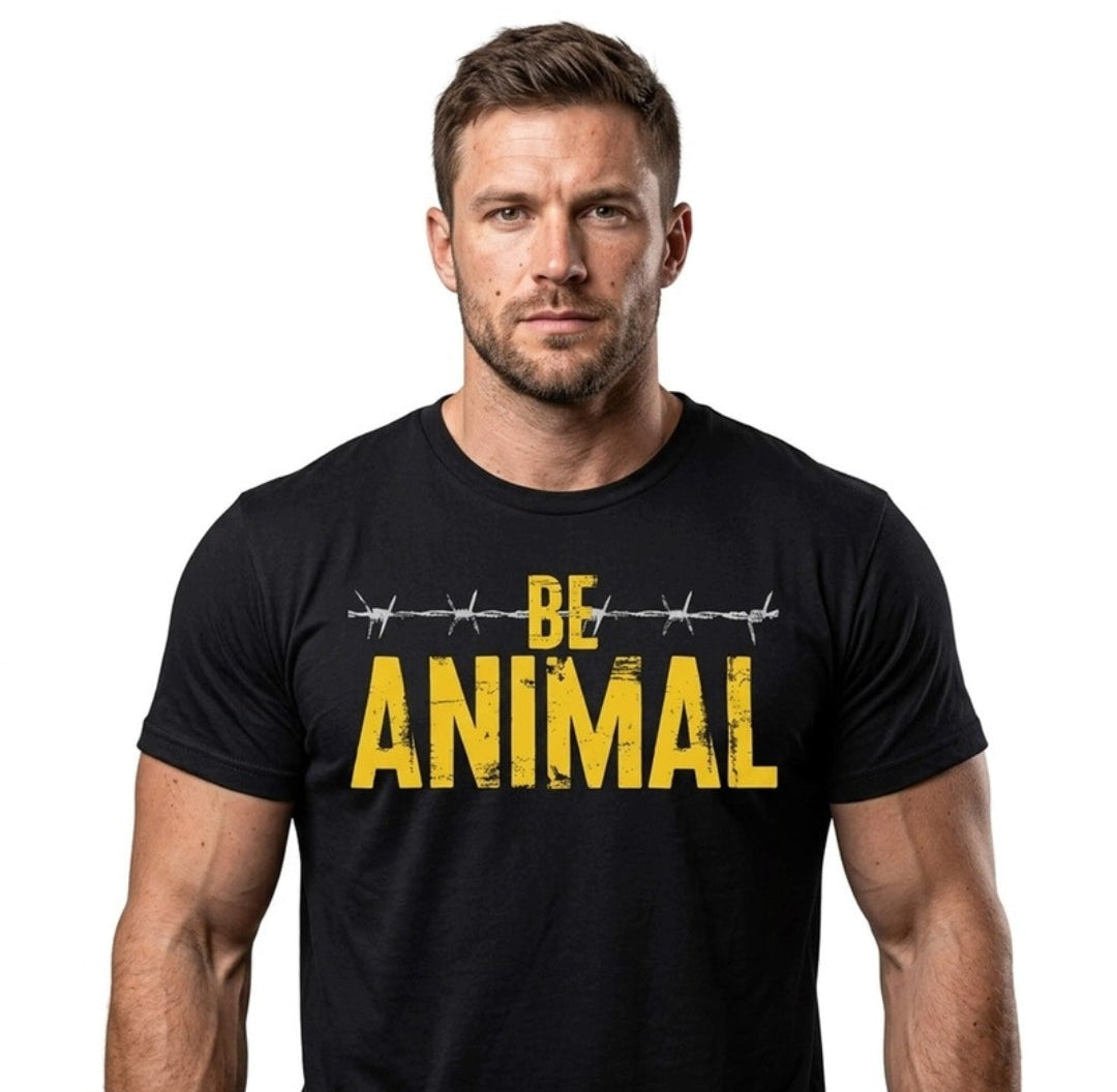 Universal Animal BE ANIMAL NEVER QUIT marškinėliai