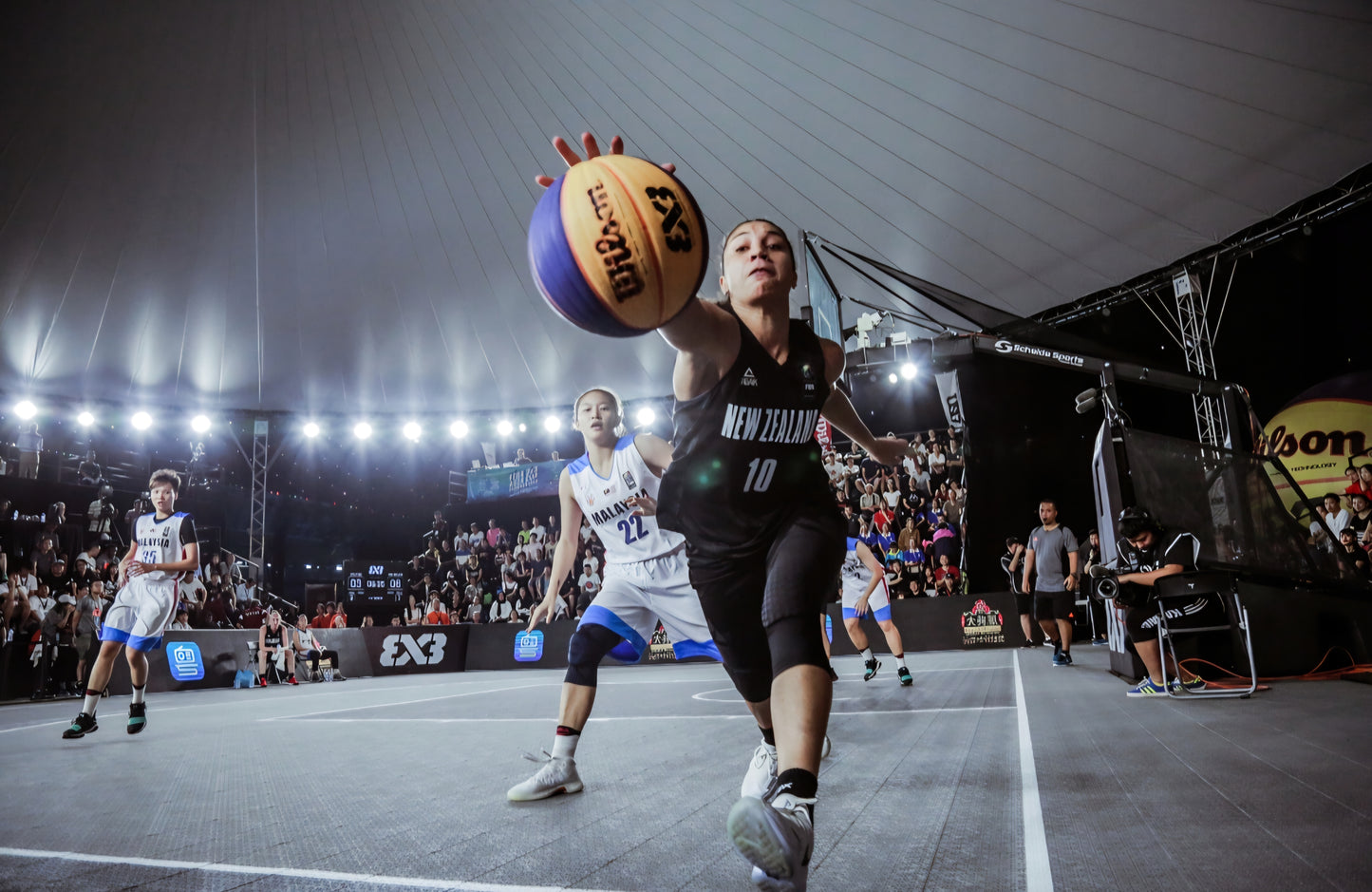 Krepšinio kamuolys Wilson Fiba 3x3, 6 dydis