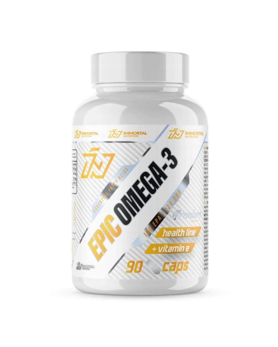 Immortal Epic Omega 3 1000 mg 90 kapsulių EPA DHA OMEGA-3