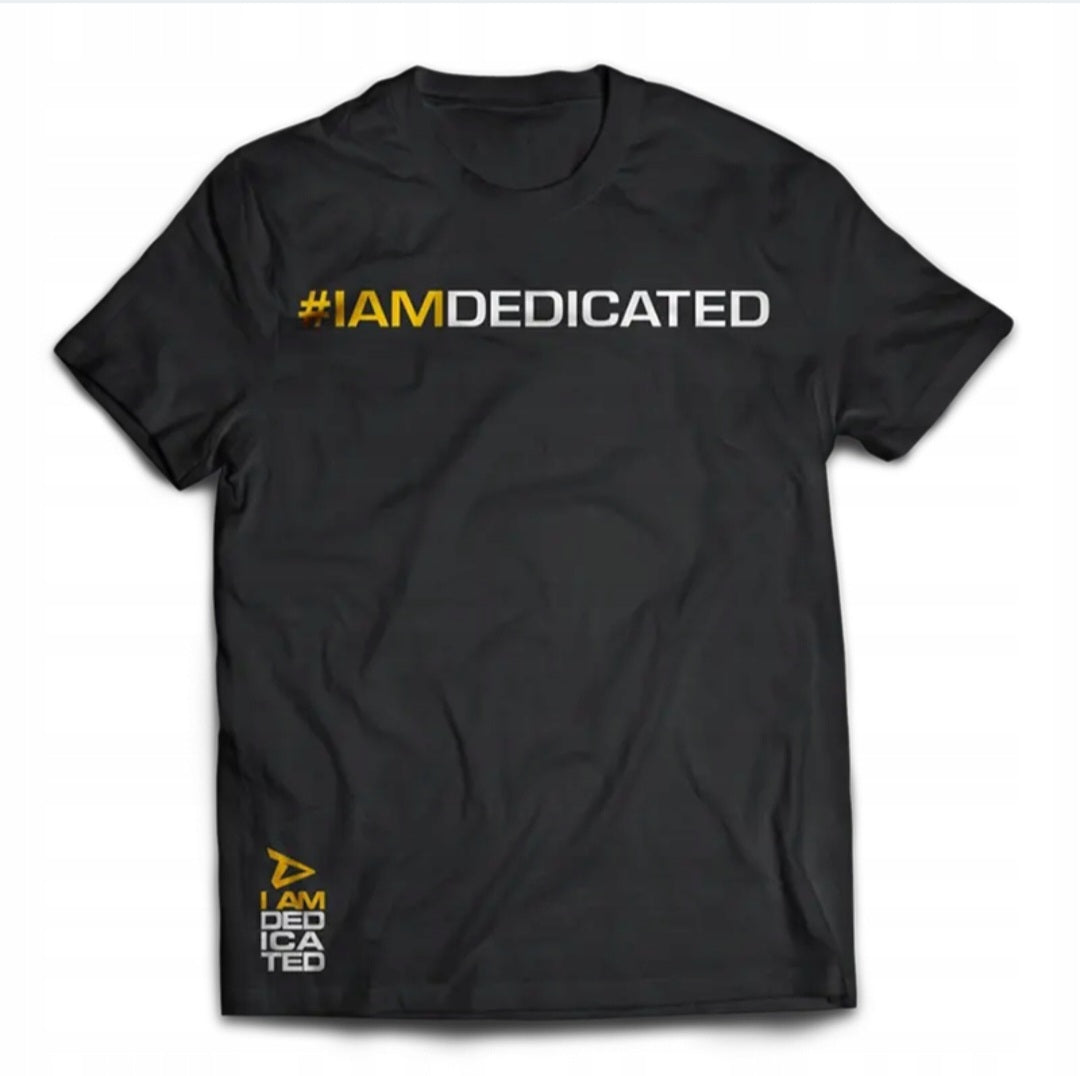 Dedicated Juodi vyriški marškinėliai GET SHIT DONE