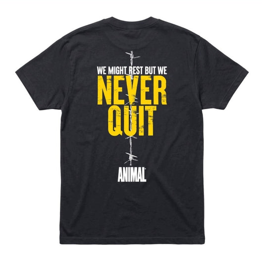 Universal Animal BE ANIMAL NEVER QUIT marškinėliai