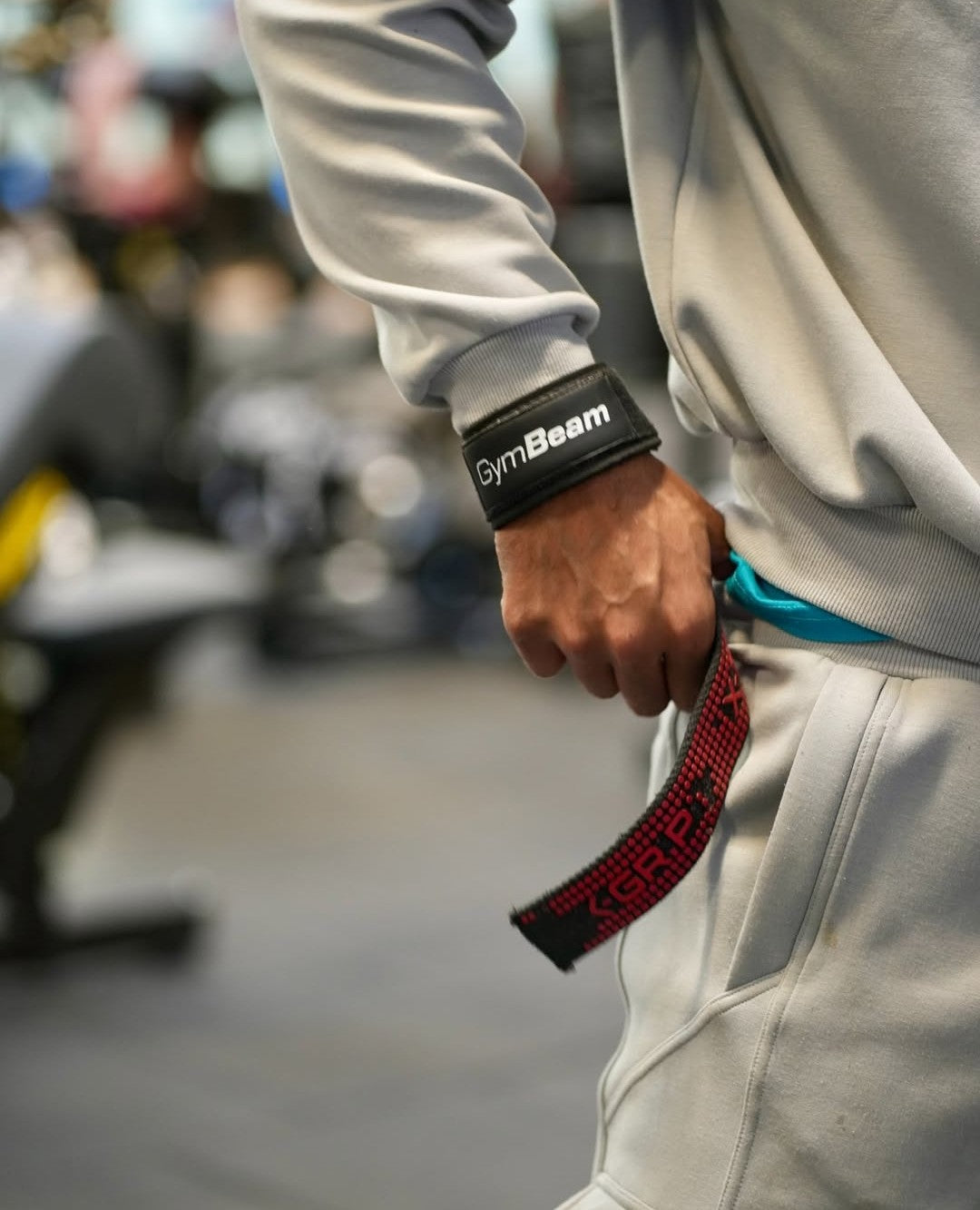 GymBeam X-Grip svorio kėlimo dirželiai