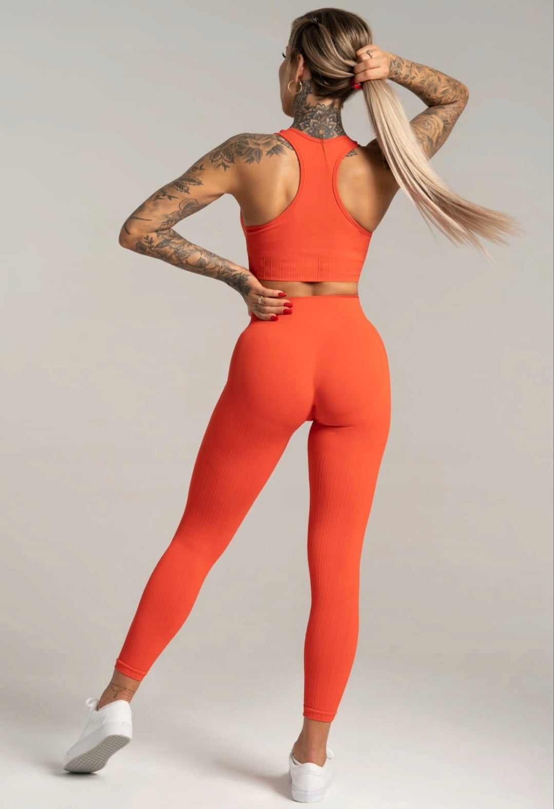 Koralinės Gym Glamour PUSH UP tamprės