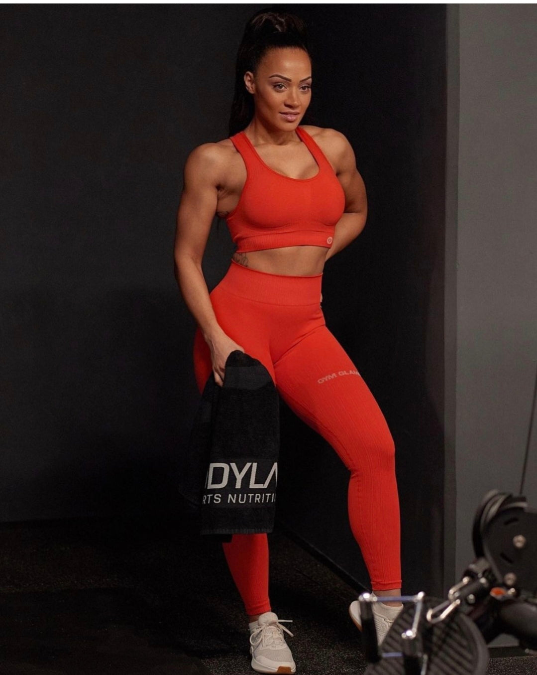 Koralinės Gym Glamour PUSH UP tamprės