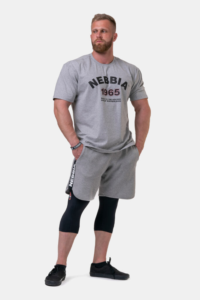 NEBBIA Legend-Approved Šortai, pilki