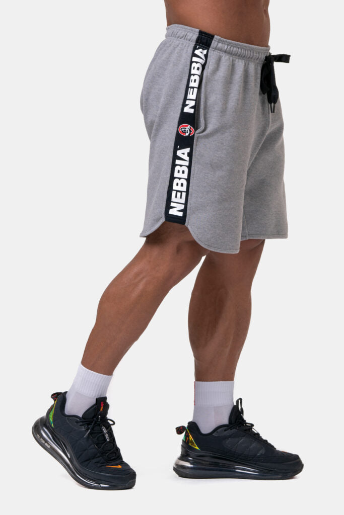 NEBBIA Legend-Approved Šortai, pilki