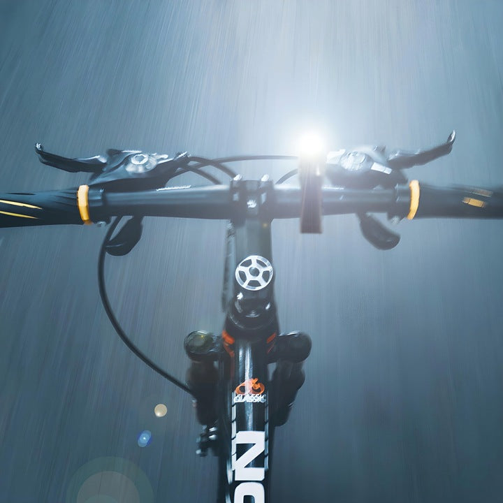LED priekinis dviračio žibintas