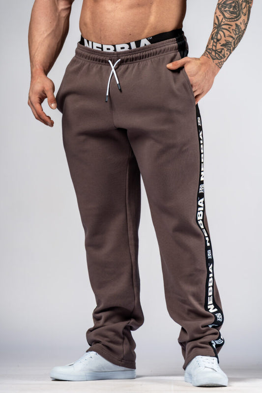 NEBBIA Training Sweatpants HERO vyriškos kelnės, rudos