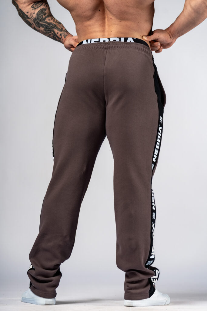 NEBBIA Training Sweatpants HERO vyriškos kelnės, rudos