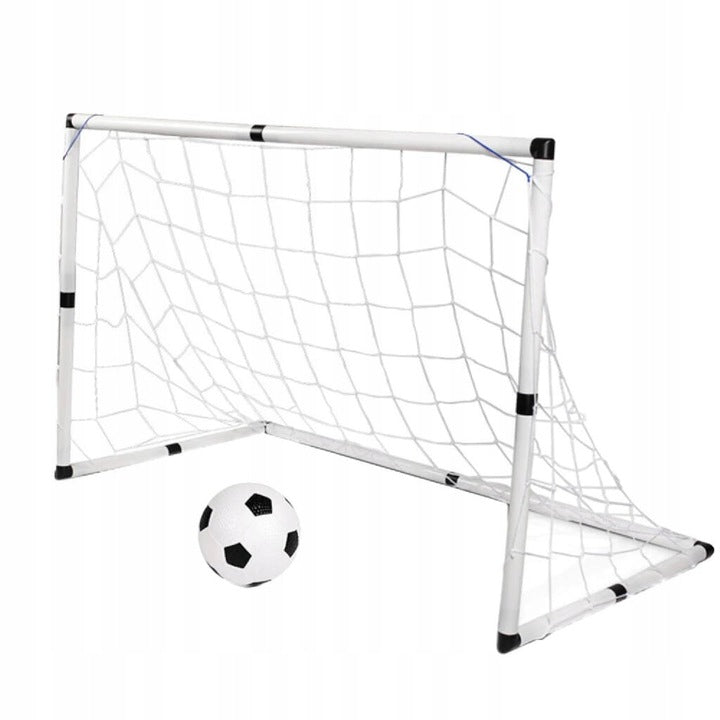 Dviejų futbolo vartų rinkinys 90x62x74 cm