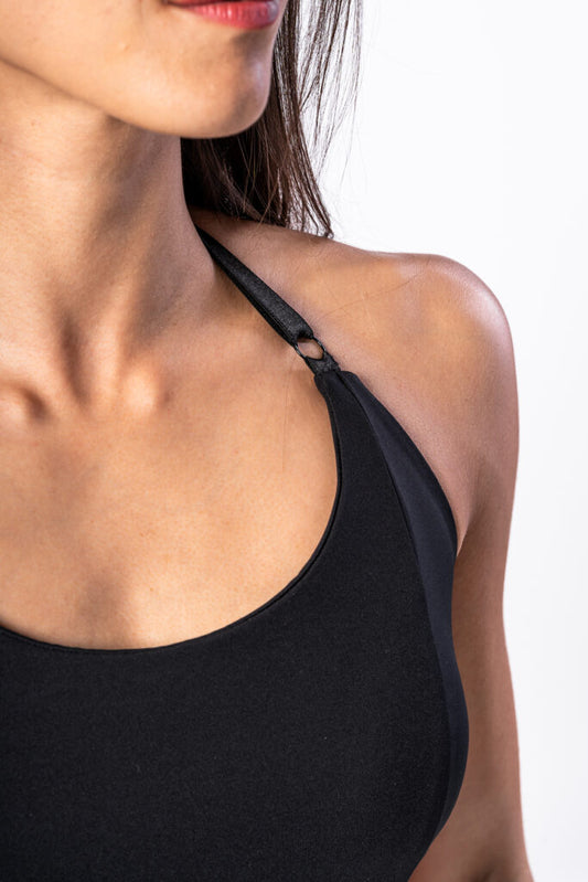 NEBBIA Deni x NEBBIA Crop top palaidinė, Juoda