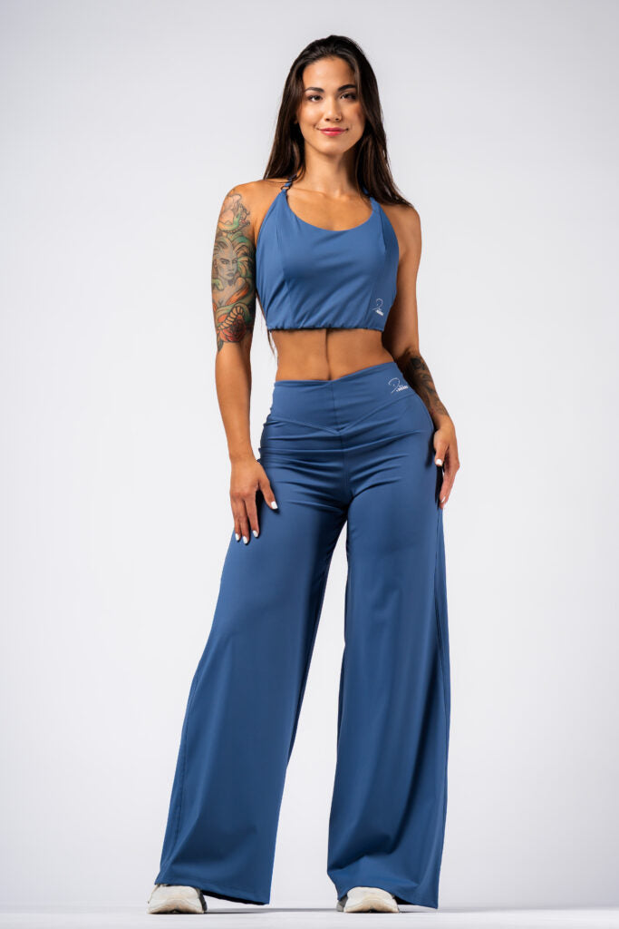 NEBBIA Deni x NEBBIA Crop top palaidinė, Mėlyna