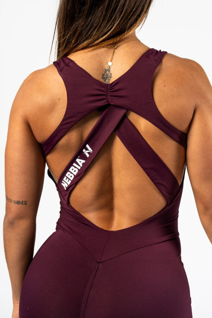 NEBBIA STRONG BEAUTY Kombinezonas, Bordo