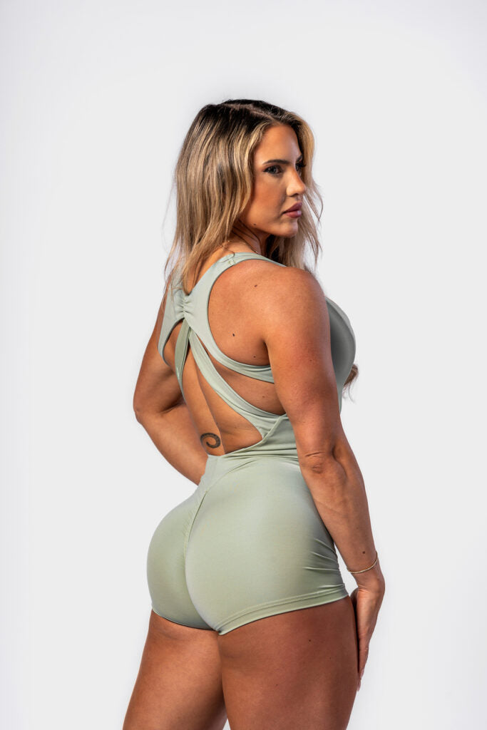 NEBBIA STRONG BEAUTY Kombinezonas, Žalsvas