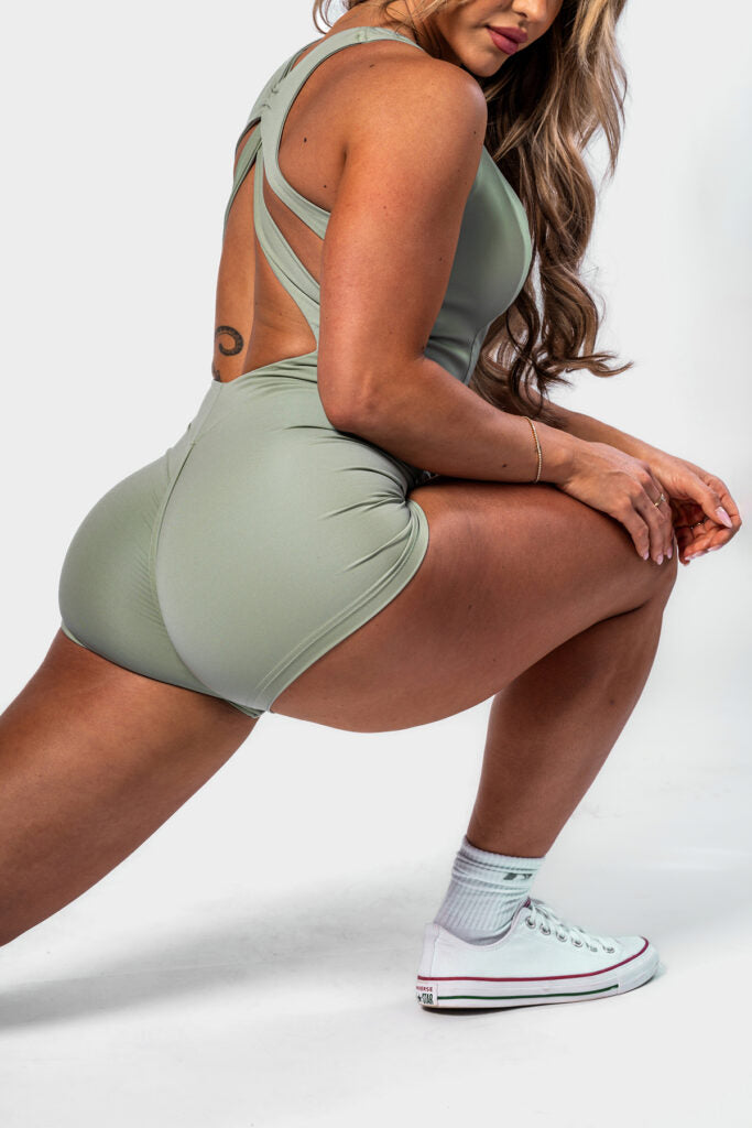 NEBBIA STRONG BEAUTY Kombinezonas, Žalsvas