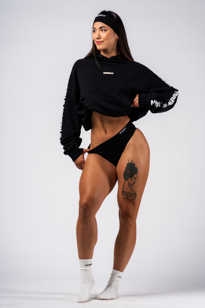 NEBBIA Essential Black Thong Kelnaitės