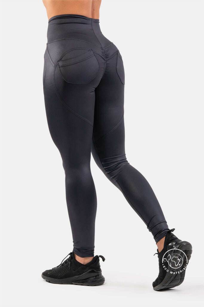 NEBBIA Bubble Butt Formuojančios Kelnės, vulkano juoda