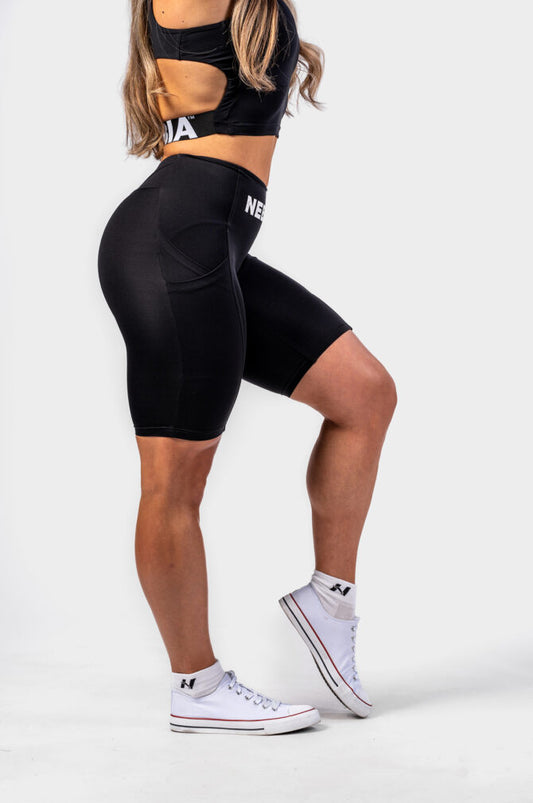 NEBBIA GYM THERAPY Black šortai, juodi