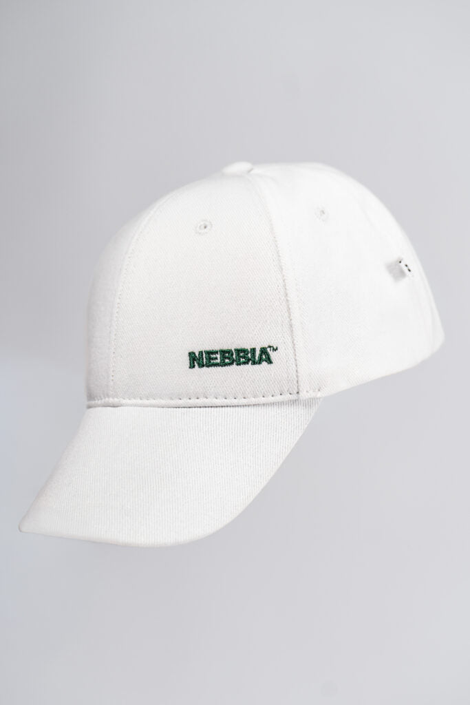 NEBBIA CLUB D’OR universali kepuraitė su snapeliu, balta