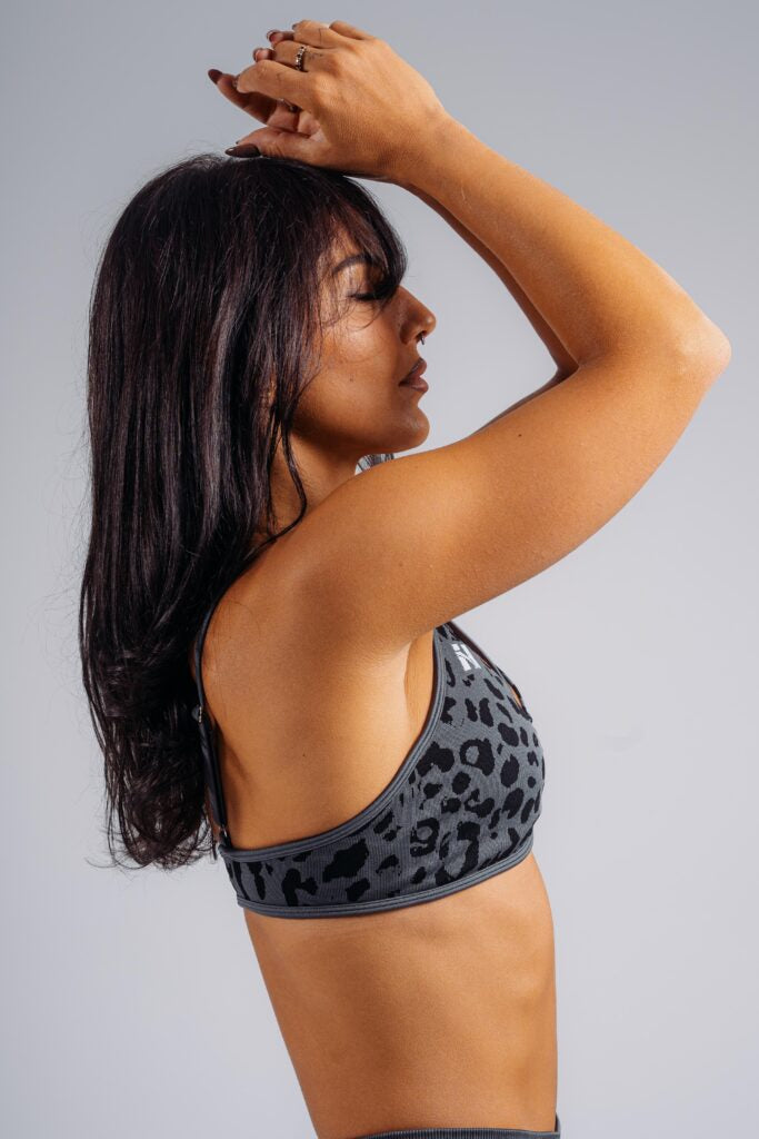 NEBBIA Leopard Prime Sportinė Liemenėlė / Braletė, Juoda