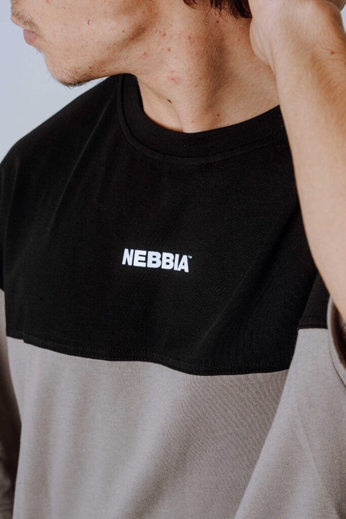 NEBBIA Oversized Tee POWER  marškinėliai, šviesiai rudi