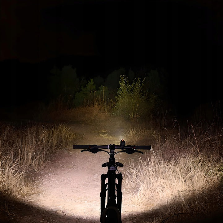 LED priekinis dviračio žibintas