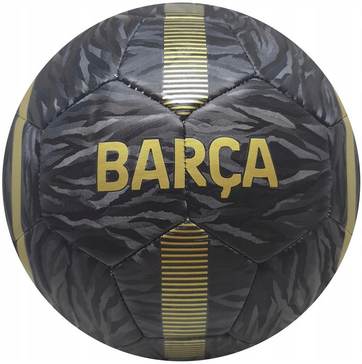 Futbolo kamuolys FC Barcelona Away, 5 dydis, juodas