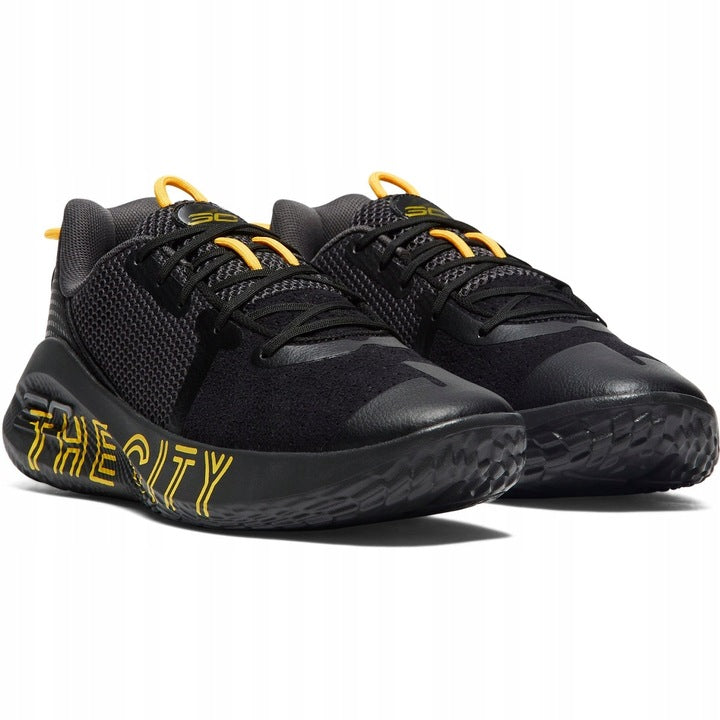 Unisex krepšinio bateliai Under Armour Curry 6 FloTro The City black , juodi