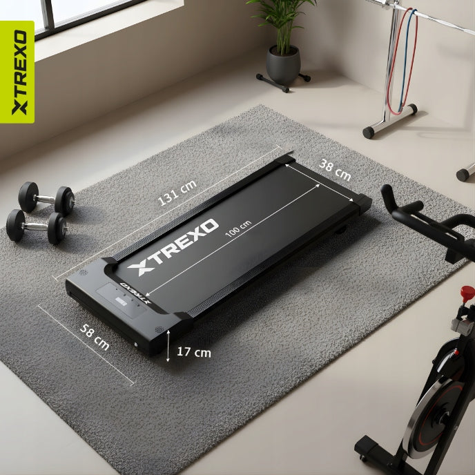 Elektrinis bėgimo / ėjimo takelis TREXO Walking Pad W100 juodas