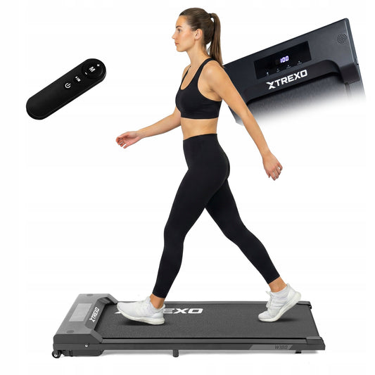 Elektrinis bėgimo / ėjimo takelis TREXO Walking Pad W100 juodas