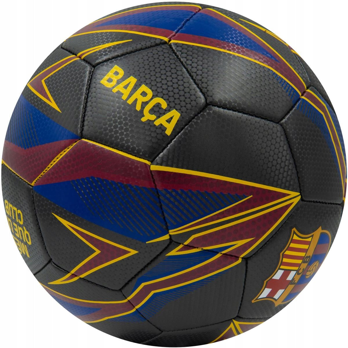 Futbolo kamuolys FC Barcelona ARROWS CARBON, 5 dydis, juodas
