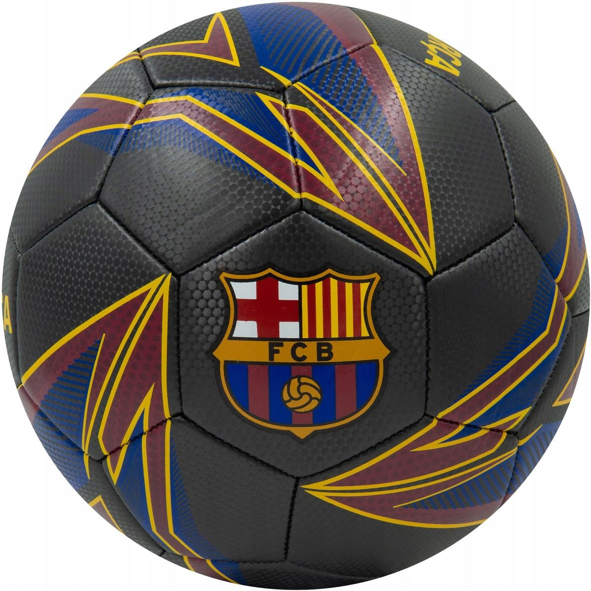 Futbolo kamuolys FC Barcelona ARROWS CARBON, 5 dydis, juodas