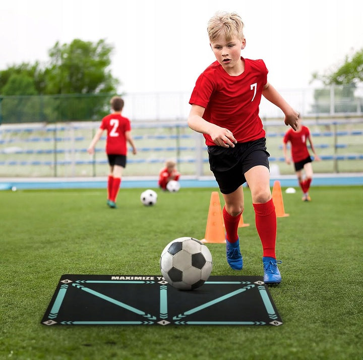 Futbolo įgūdžių treniravimo kilimėlis 90x60cm